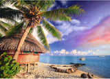 Trefl - Bora-Bora Island - 500-bitars pussel - Gör det själv Holiday View-pussel Kreativ underhållning Kul klassiskt pussel för vuxna och barn 10+ pussel Naty Shop