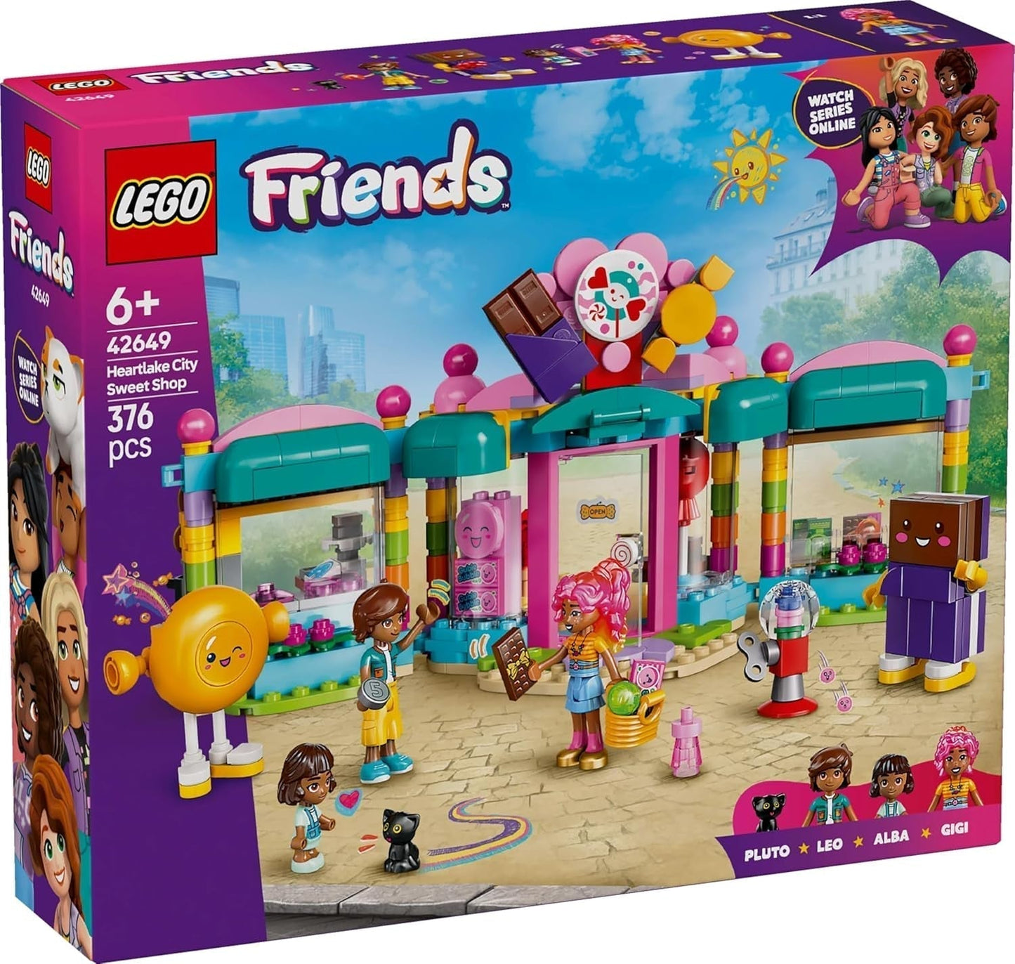 LEGO Friends Heartlake City Shop Lekset för tjejer 6+ Rollspel med 2 minidockor, mikrodocka och kattleksak 42649 Byggset Besuche den LEGO-Store