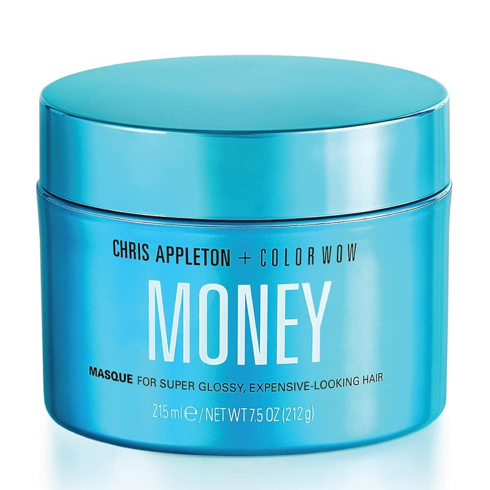 COLOR WOW Moisturizing Hair Mask Money 215 ml - mask för torrt och skadat hår, hårfuktning - hårvård och termiskt skydd, blå Naty Shop Hair Mask 215 Ml (1 förpackning) Fresh
