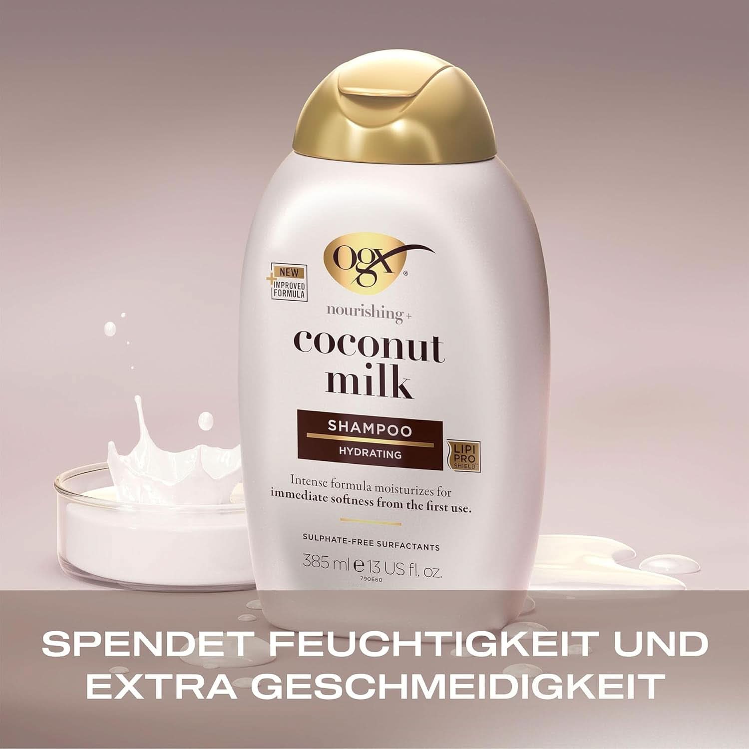 Schampo med kokosmjölk OGX (385 ml), fuktgivande effekt Dusch och bad Naty Shop