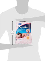Huggies DryNites Nattkläder för tjejer, 3-5 år (16-23 kg), 2 x 16 st