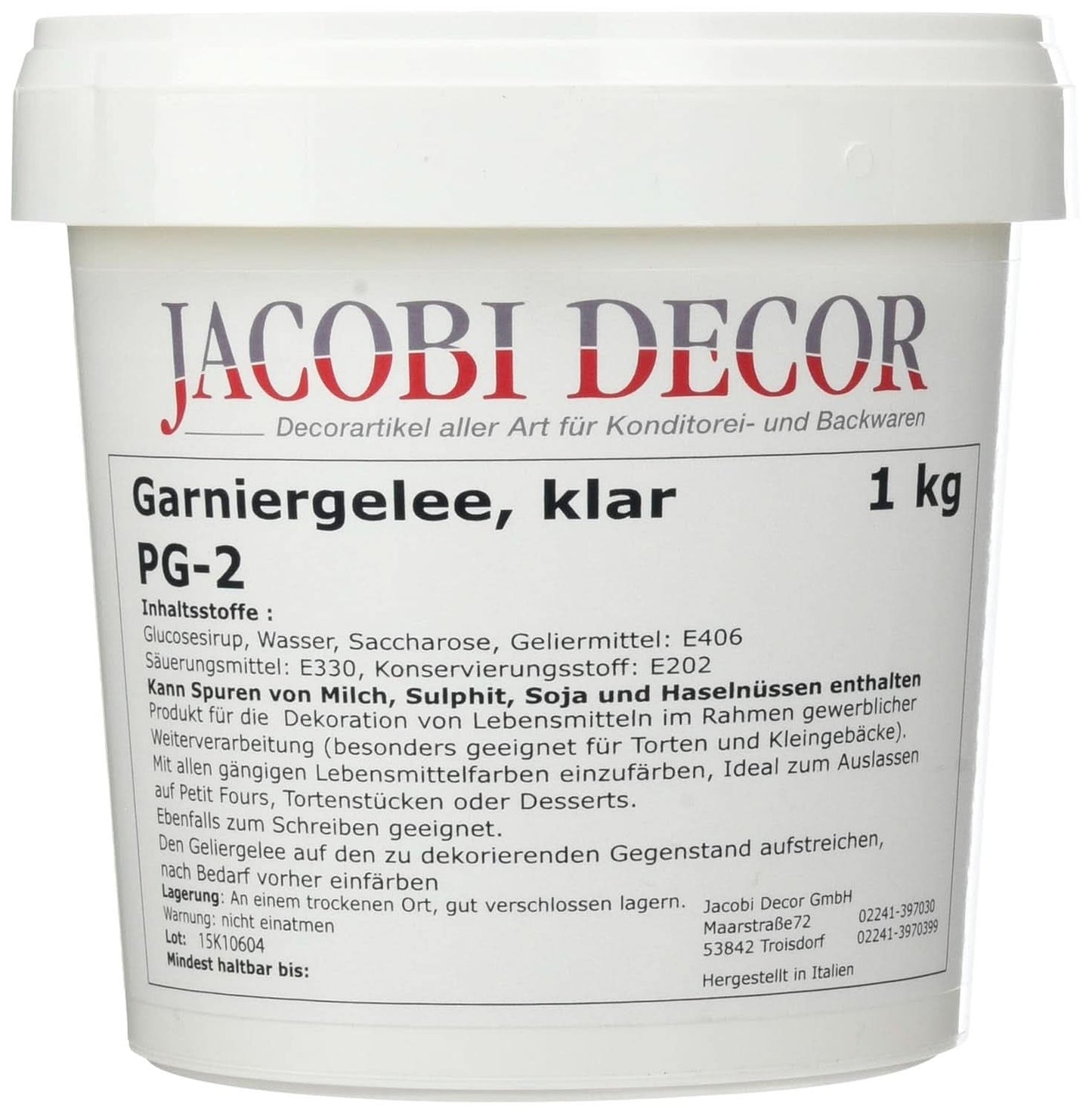 Cold Mirror Glaze, Transparent, 1 Kg Naty Shop-glasyr och dekor