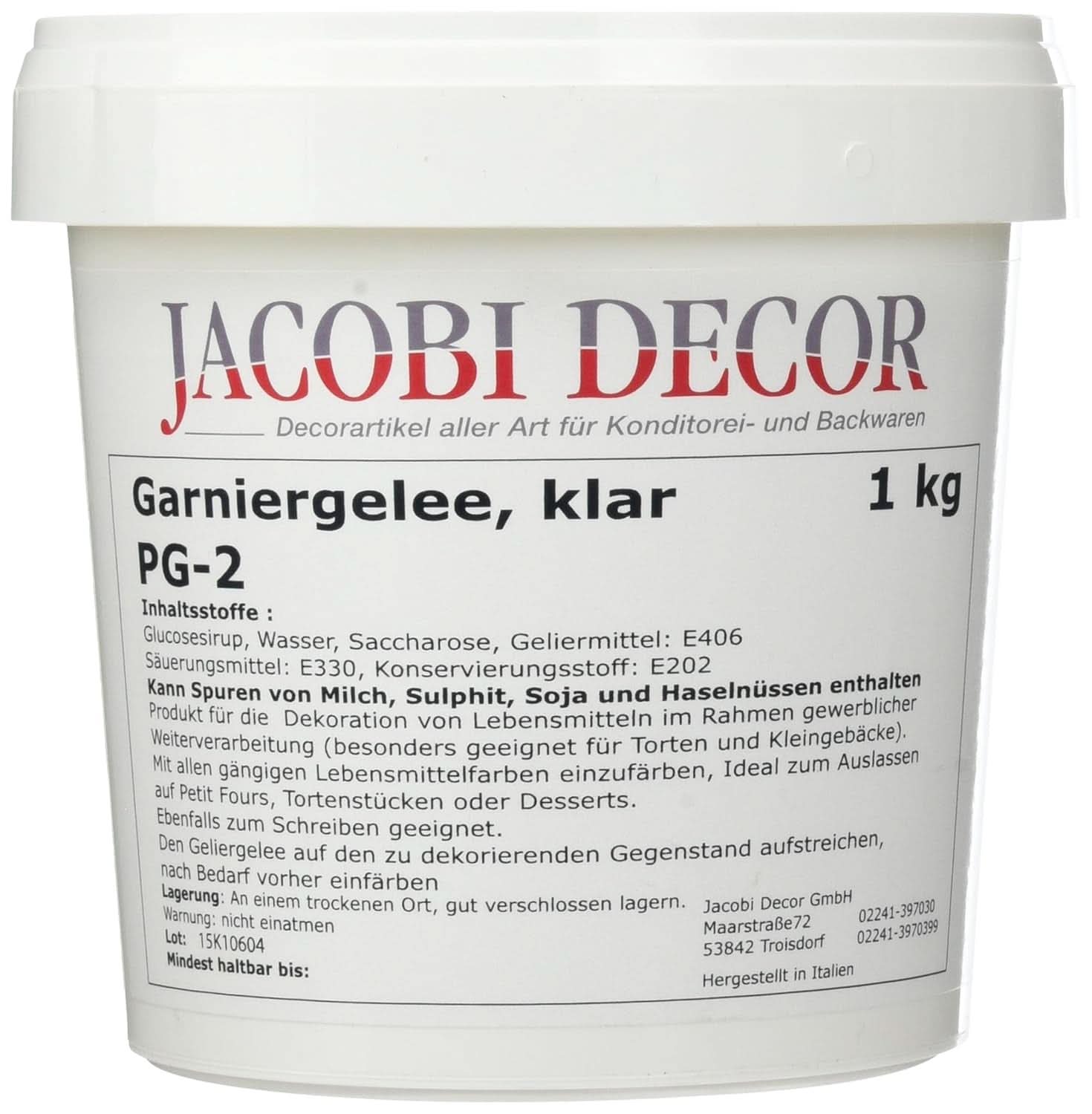 Cold Mirror Glaze, Transparent, 1 Kg Naty Shop-glasyr och dekor