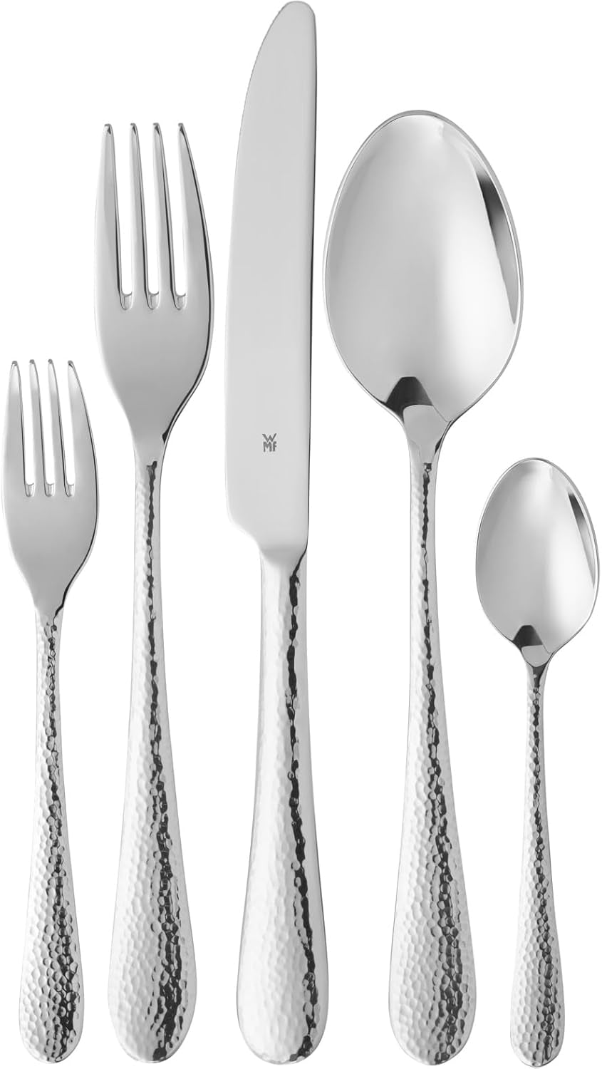 WMF Sitello bestickset för 6 personer, Cromargan, bestickset 30 stycken, monoblockknivar Kitchen Naty Shop