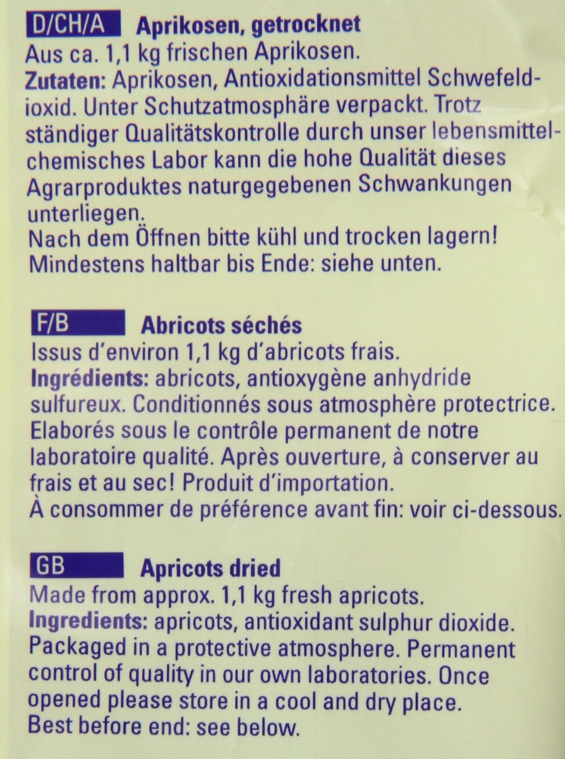 Aprikos Seeberger 200g Naty Shop uttorkade produkter