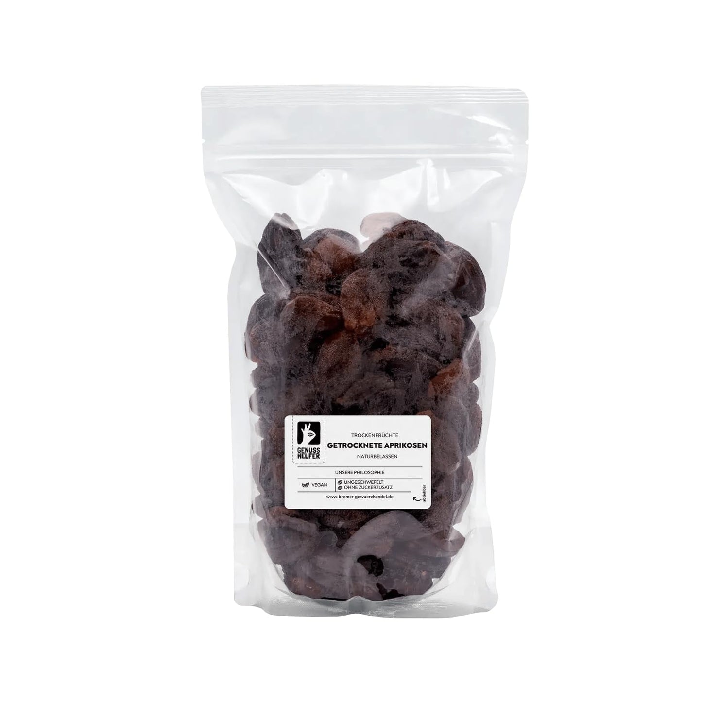 Bremer Gewürzhandel torkade aprikoser, torkad frukt utan tillsatt socker och osvavel, 1 kg Naty Shop torkade produkter 1 kg (1 förpackning)