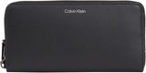 Calvin Klein CK CONCISE LONG ZIP AROUND Plånbok för män, svart (Ck Black), OS Herrplånbok Naty Shop Standardtitel