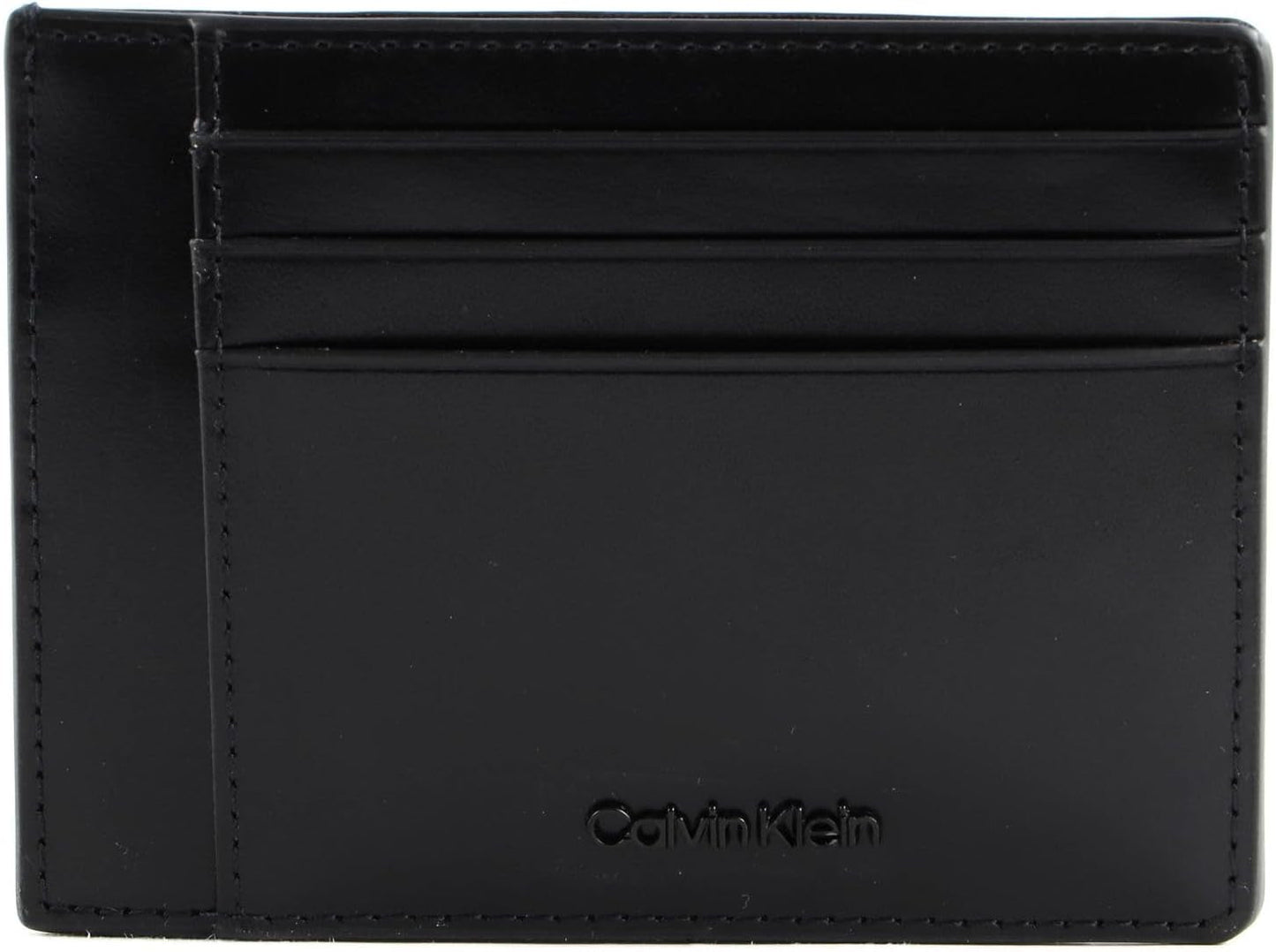 Calvin Klein CK MEDIAN ID-KORTHÅLLARE Plånbok för män, svart (Ck Black), OS Herrplånbok Naty Shop