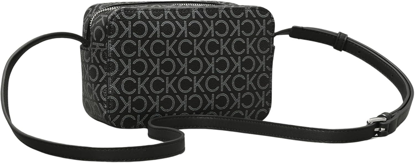 Calvin Klein axelväska för dam Ck Must Camera Bag Mono Klein, svart (Black Mono), naturlig storlek Damväskor Naty Shop