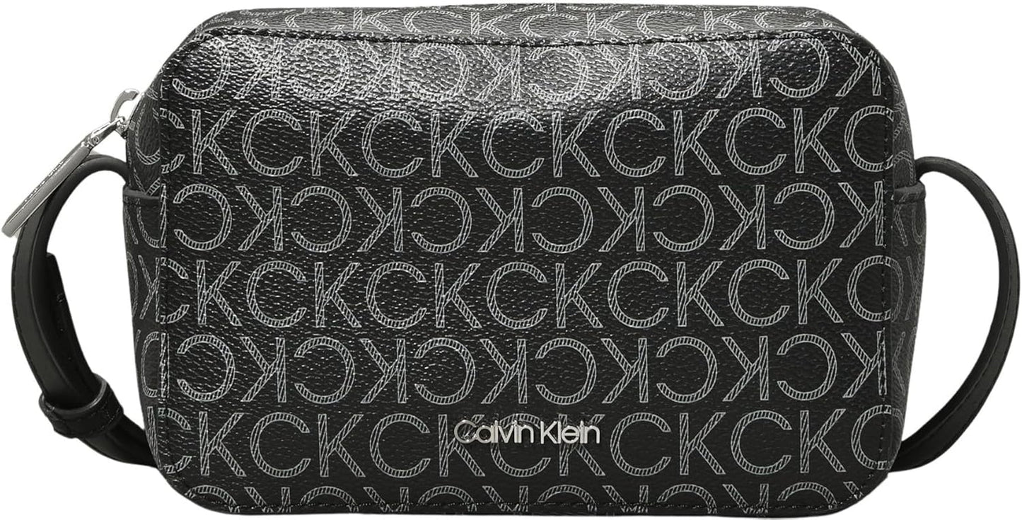 Calvin Klein Damaxelväska Ck Must Kameraväska Mono Klein, Svart (Svart Mono), Naturlig storlek Väskor Dam Naty Shop Standardtitel
