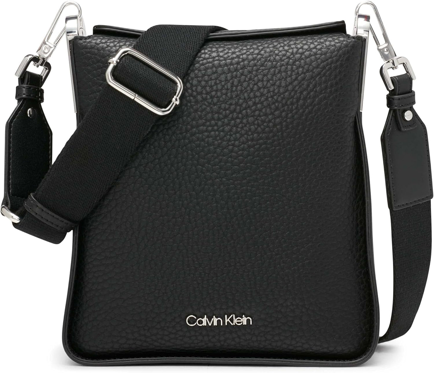 Calvin Klein, Klein Fay North/South axelväska Naty Shop Damväskor Färger svart/silver