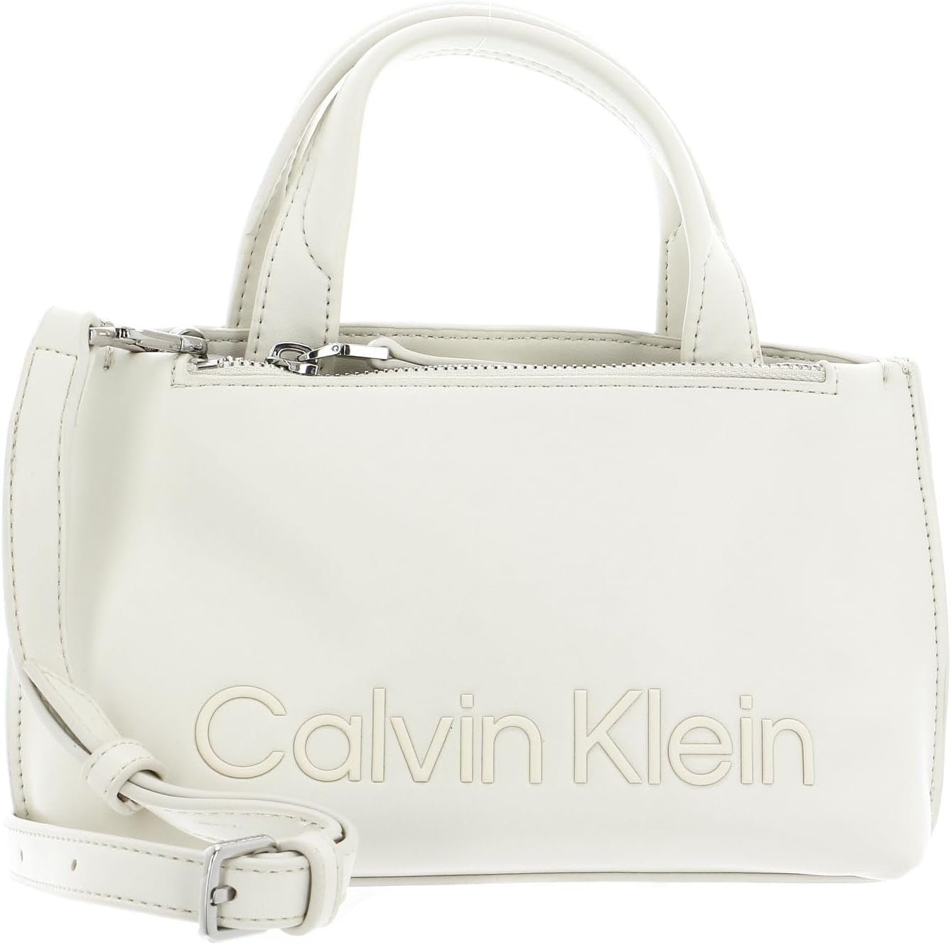 Calvin Klein Dam Ck Set Mini Tote K60k610167 Tote Bag Dam Väskor Naty Shop White (Dark Ecru)