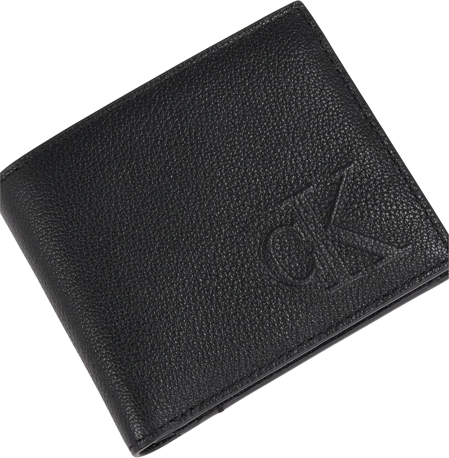 Calvin Klein Skulpterat avtryck för män Billfod Cc Lv04g1022g Resetillbehör Bi-Fold plånbok Portofel Barbati Naty Shop