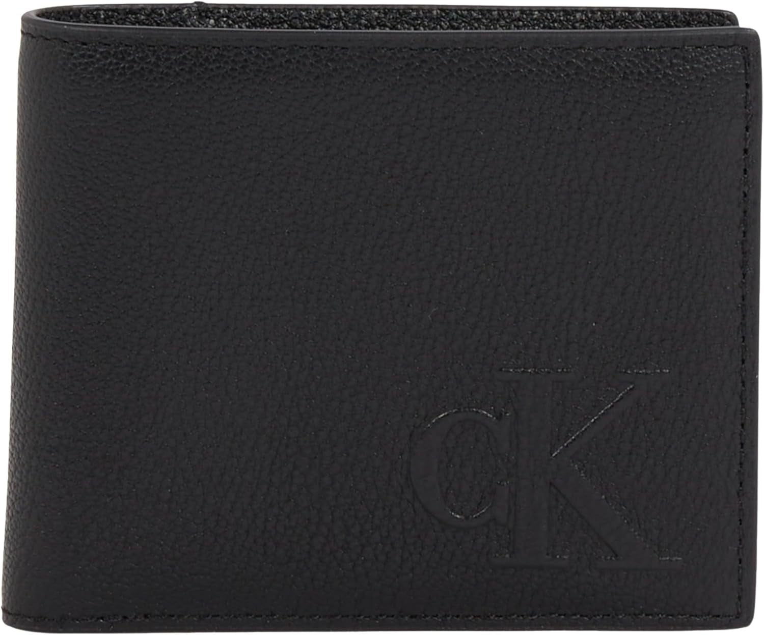 Calvin Klein Sculpted Impression för män Billfod Cc Lv04g1022g Resetillbehör Bi-Fold plånbok Herrplånbok Naty Shop Svart (Na Svart) Os