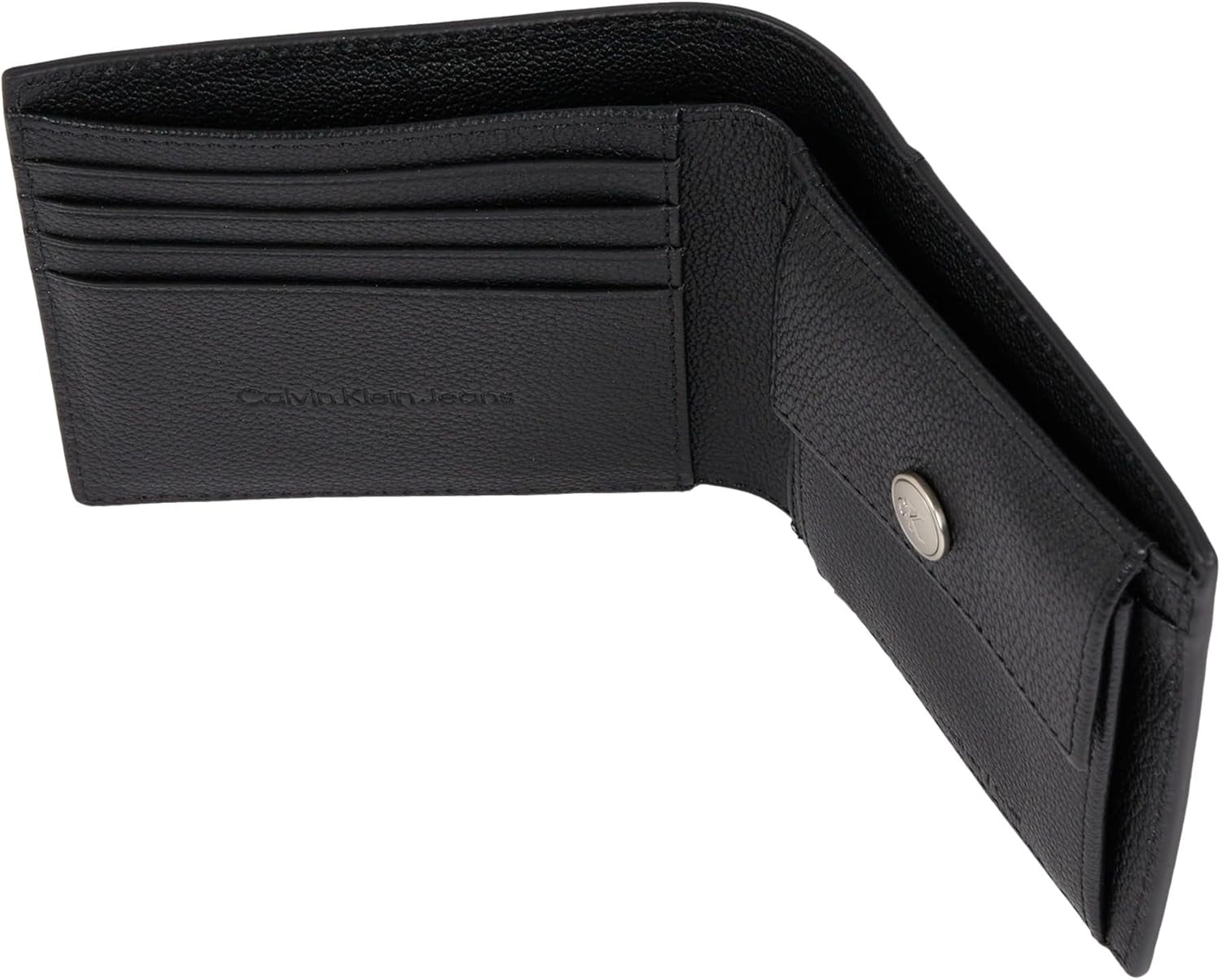 Calvin Klein Skulpterat avtryck för män Billfod Cc Lv04g1022g Resetillbehör Bi-Fold plånbok Portofel Barbati Naty Shop