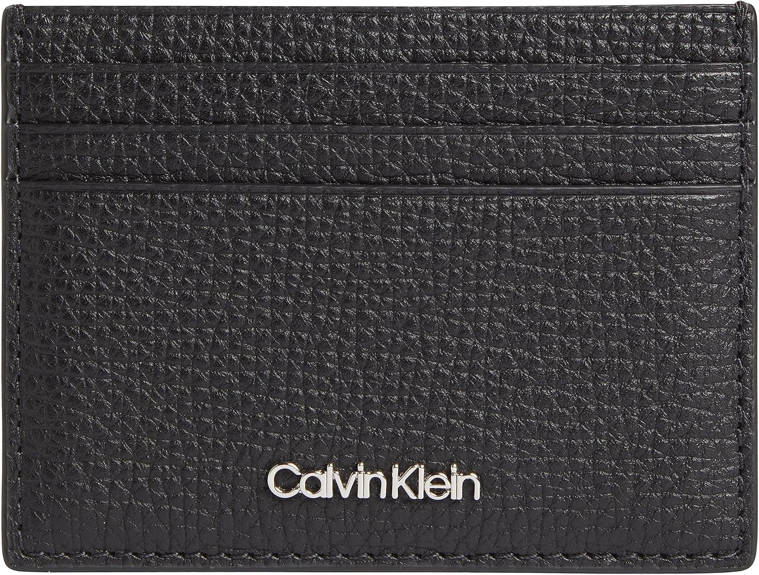 Calvin Klein MINIMALISM KORTHÅLLARE 6CC Herrplånbok, Svart (Ck Black), OS Herrplånbok Naty Shop Standardtitel