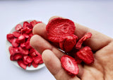 Frystorkade jordgubbar | Frystorkade frukter Frystorkade | Torkad frukt utan socker Torkad frukt | Torkade jordgubbar Frystorkade | Frystorkade frukter (90g) Dehydrerade produkter Naty Shop