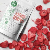 Frystorkade jordgubbar | Frystorkade frukter Frystorkade | Torkad frukt utan socker Torkad frukt | Torkade jordgubbar Frystorkade | Frystorkade frukter (90g) Dehydrerade produkter Naty Shop