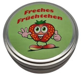 Frystorkade jordgubbar i en låda för resor, nervmat, avkopplingspresent, jordgubbar Torkade produkter Naty Shop