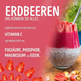 Ekologiska frystorkade jordgubbar: 70g torkade jordgubbar till smoothie bowls, müsli, grötpålägg - frystorkade bär utan tillsatt socker - frystorkade jordgubbar - NutriPur frukter Torkade produkter Naty Shop