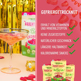Ekologiska frystorkade jordgubbar: 70g torkade jordgubbar till smoothie bowls, müsli, grötpålägg - frystorkade bär utan tillsatt socker - frystorkade jordgubbar - NutriPur frukter Torkade produkter Naty Shop