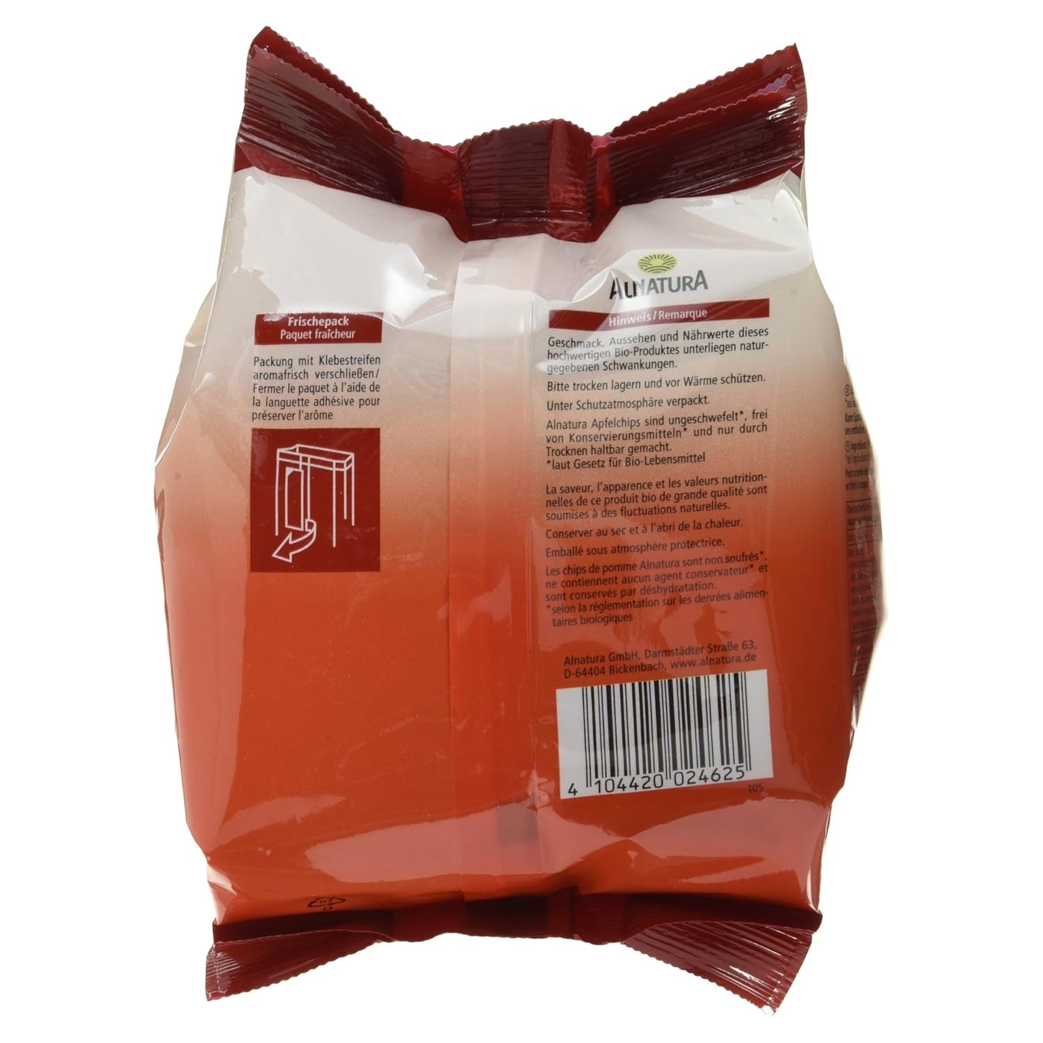 Stekt potatis med ekologiska äpplen, 70g Naty Shop torkade produkter