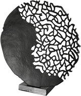 Casablanca modern design GILDE skulptur Osaka svart H: 44 cm B: 41 cm D: 10 cm 43491 Statyetter och skulpturer Naty Shop