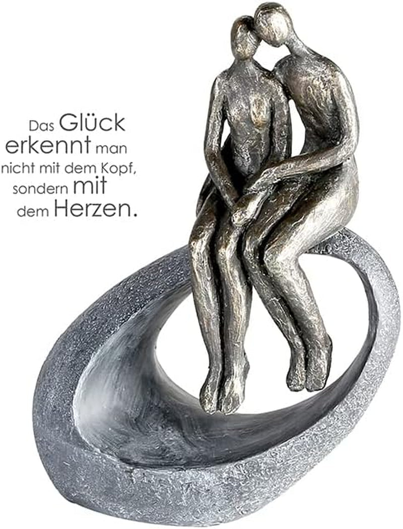 Casablanca - Skulptur - Dekorativ statyett - Moment - Par - Poly - färgad brons - 27 x 19 cm Statyetter och skulpturer Naty Shop