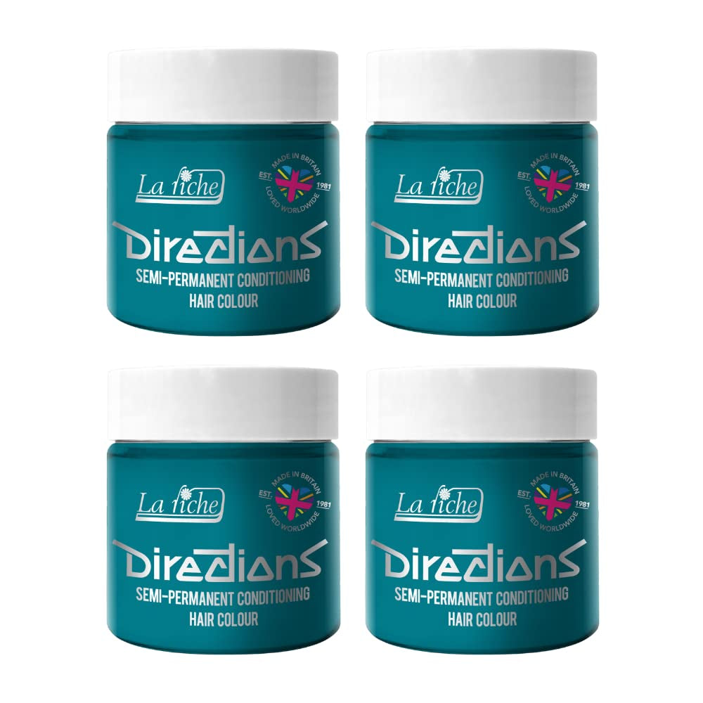 Instruktioner semi-permanent hårfärg 100 ml box 4-pack (Pillarbox Red) Naty Shop Turkos hårfärgning 100 Ml (pack om 4)