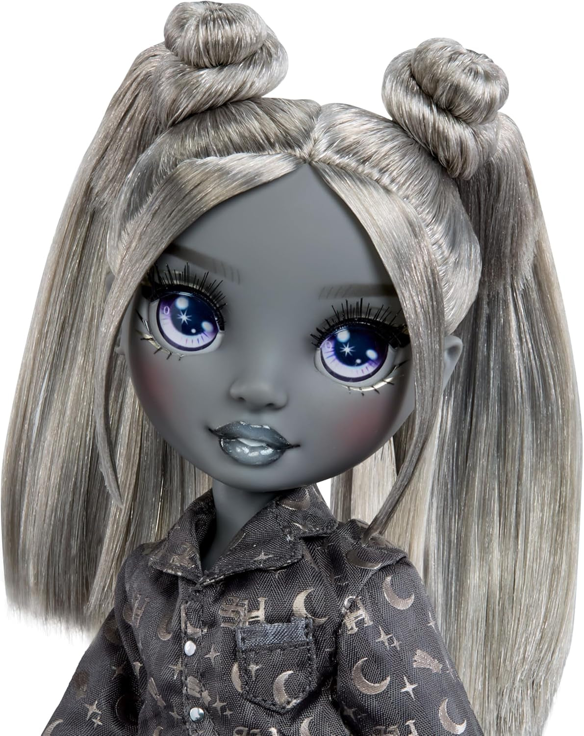 Rainbow High Shadow High Girl's Night - Luna Madison – 28 cm Modepuppe in Grautönen, Graues Haar & Outfit mit Accessoires och Kamm – Für Sammler und Kinder ab 6 Jahren
