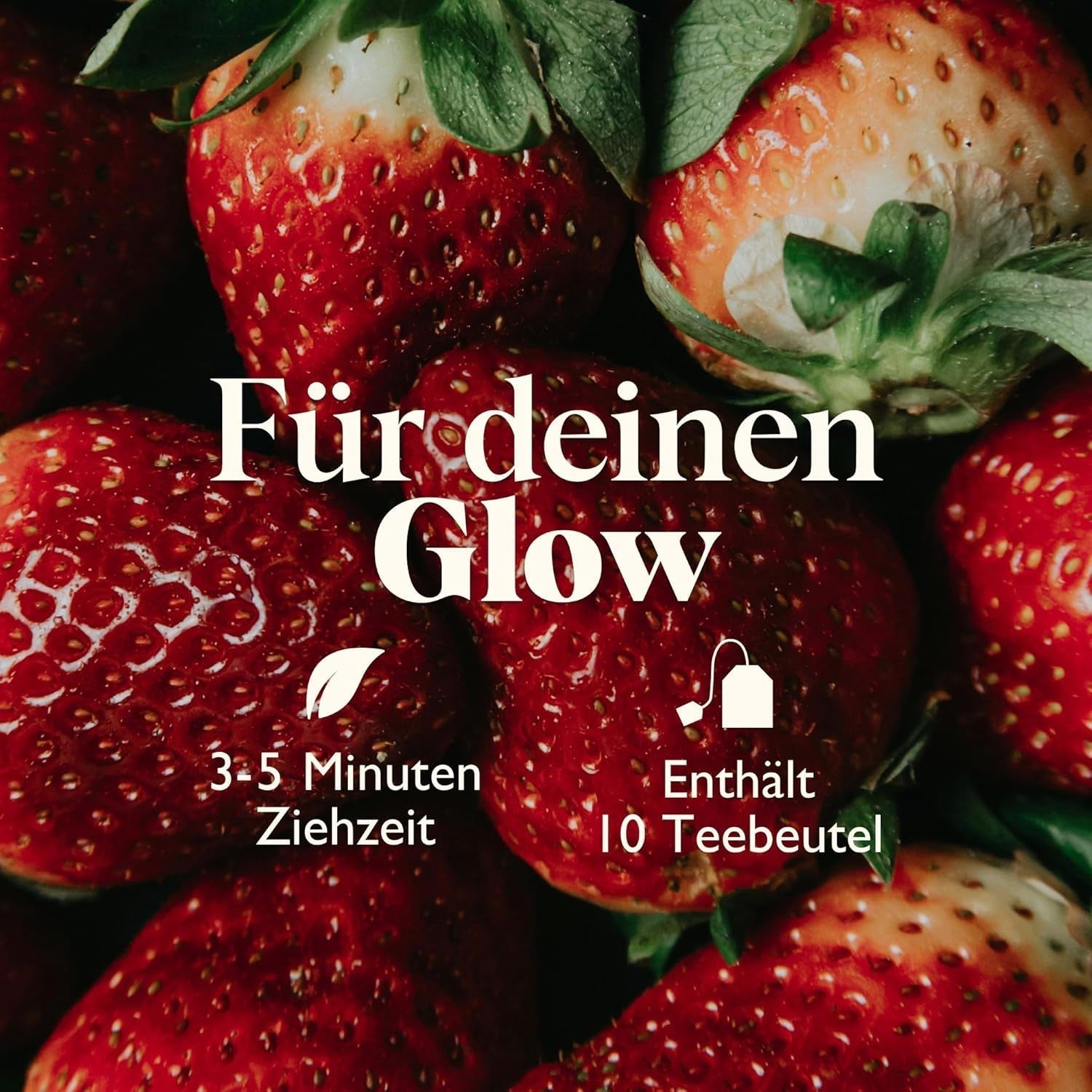 Twinings GLOW Aloe Vera & Nässla Grönt Te med Biotin - Örtteblandning för naturlig hud- och hårvård 12-pack (10 påsar vardera)
