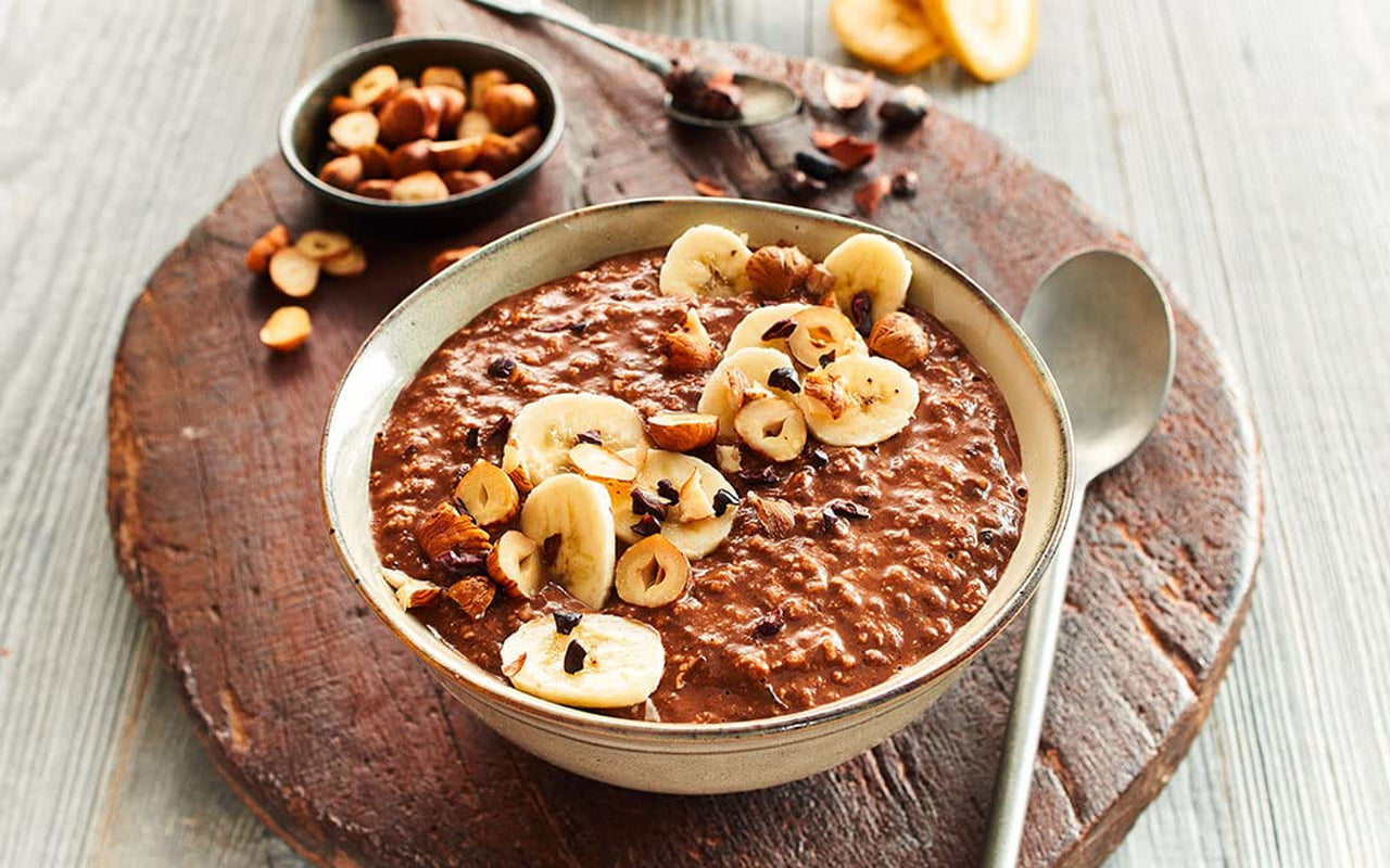 RUF Smoothie Bowl Havre Banannötter Choklad Frukost Snack Snabbt och enkelt Veganskt 1 påse x 50 g (förpackning med 3)
