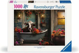 Ravensburger Puzzle 12000782 - Ko i badkaret - 1000 bitars pussel för vuxna och barn i åldern 14+, Puzzle Naty Shop Standardtitel