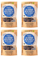 Set med 4 ekologiska bites - kanelmandlar/kanelmandlar i belgisk mörk choklad/utan tillsatt socker, inga sötningsmedel/VEGAN & FAIR TRADE / 4 x 85g