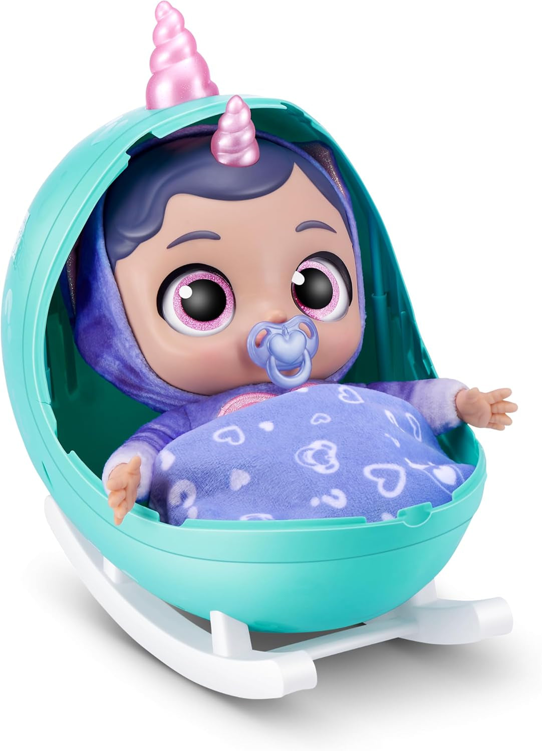 Babycorns Series 1 av ZURU Magical Cat (Mac) docka med tillbehör Unboxing överraskningsleksak för barn, flickor