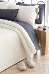 Todocama Fine Boutique Överkast Diamantmönster Vår Sommar Höst Vinter 100 % Extra Mjukt Mikrofiber Multifunktionellt Överkast 105-200 X 260 cm Beige Sängar och filtar Besuche den Todocama-Store