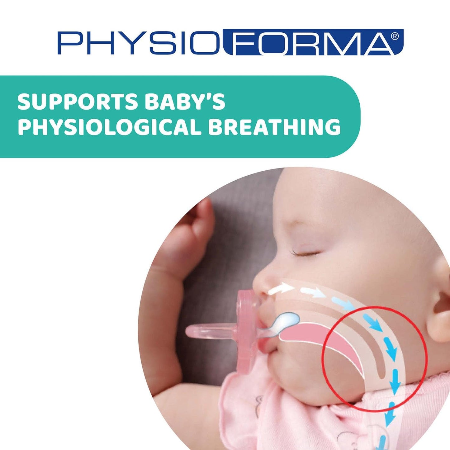 PHYSIOFORMA MINI Mjuk SUSPENSION PURGE, LJUST, 2-6M, 100% SILIKON, 2 ST.