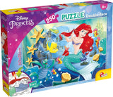 Lisciani - DISNEY Pussel Ariel - Återskapa och färglägg scenerna från dina favoritboxar - från 7 år - STORT PUSSEL med 250 bitar - Uppmuntrar fingerfärdighet Pussel Naty Shop Standardtitel