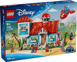 LEGO Ç€ Disney Beach House från "Lilo and Stitch" - Byggbar leksak med 6 rum, observatorium, rymdskepp och 5 minifigurer - födelsedagspresent för flickor och pojkar 9+ och fans 43268 Besuche den LEGO-Store byggset