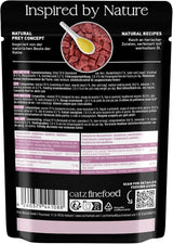 Våtfoder för katter Catz Finefood Purrrr Får Monoprotein nr. 113, för katter med känslig matsmältning, 70 % kötthalt, 16 påsar à 85 g vardera