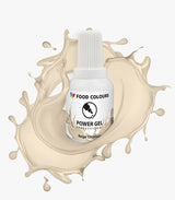 Gel matfärg, beige, champagnefärg, 20 g. Livsmedelsfärg för ett brett spektrum av applikationer för att dekorera tårtor, tårtor, grädde, sockerkaka, royal icing, macarons.