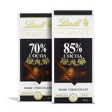 Lindt Choklad | Bar EXCELLENS 85 % kakao | 100g | Extra mörk choklad | Vegansk chokladkaka