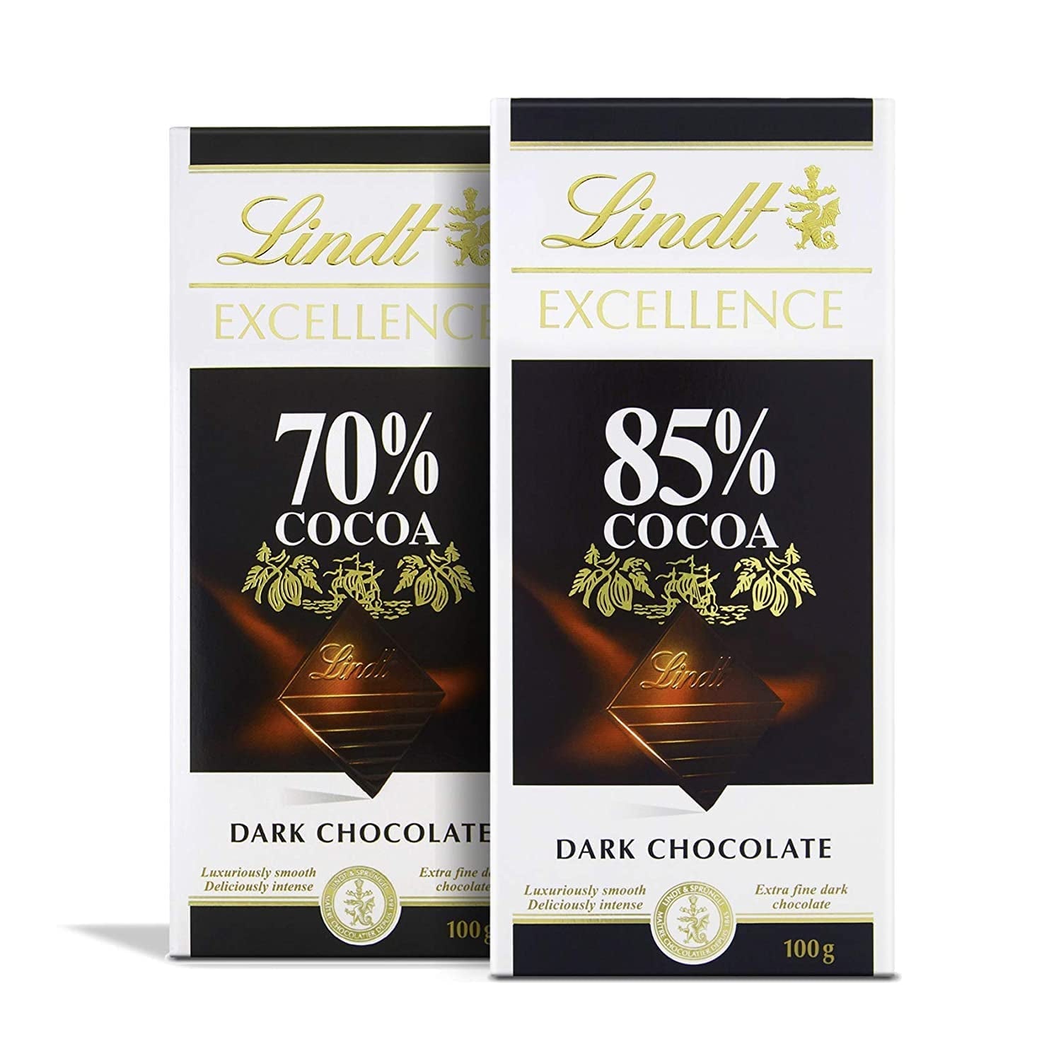 Lindt Choklad | Bar EXCELLENS 85 % kakao | 100g | Extra mörk choklad | Vegansk chokladkaka