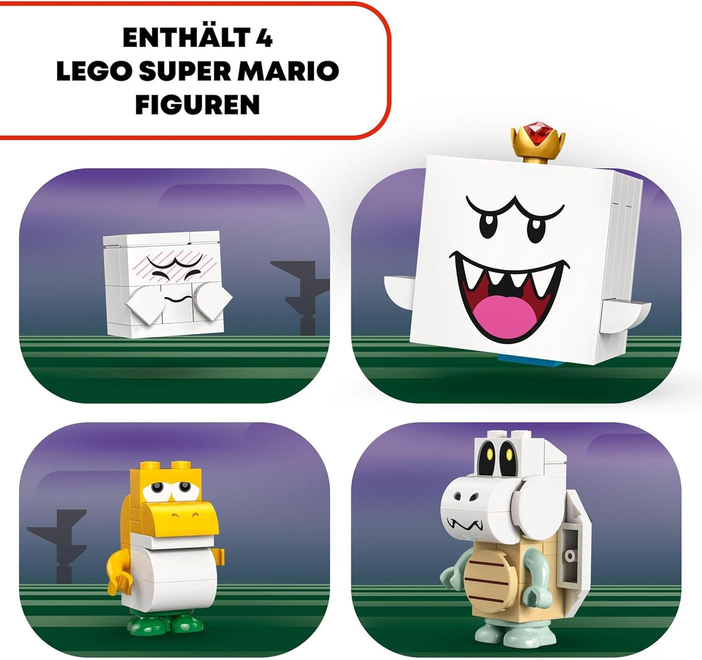 LEGO Super Mario King Buu Huu's Haunted House Kids Haunted House Nintendo Samlarset med Baby Yoshi-present för pojkar, flickor och spelare i åldern 8+ 71436 Byggset Besuche den LEGO-Store