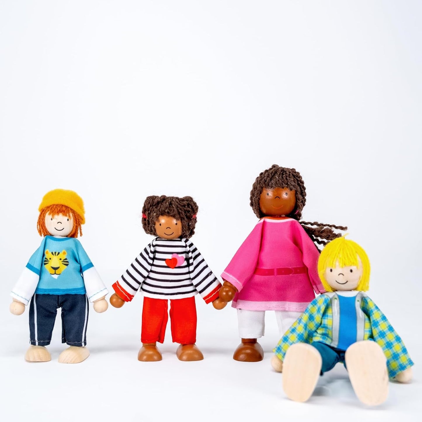 51463 - Flexibla dockor Interkulturell familj