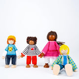 51463 - Flexibla dockor Interkulturell familj