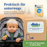 Alete Organic Crunchy Biscuits with Alac (4 x 125g) - Crunchy Alac Biscuits för bebisar, palmoljefria, från 10 månader