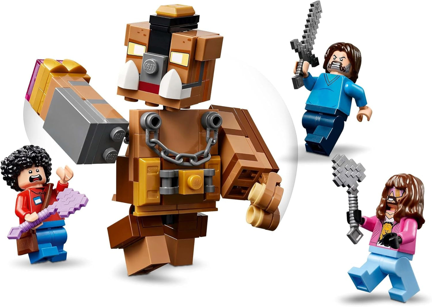 LEGO Minecraft Forest Manor med boxningsring - Gamerset med zombies och Oberborst - Interaktiv byggleksak med utrustning och spår - Present för pojkar och flickor 10+ - 21272 Byggset Besuche den LEGO-Store