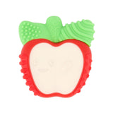 Infantino Lil' Nibbles, texturerad silikonbitring, BPA-fri babybitringleksak, mjuk, lätt att hålla, sensorisk stimulering för spädbarn, broccoli