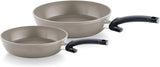 Fissler Ceratal Comfort, non-stick keramisk panna - induktionsgrytor och stekpannor Naty Shop Set med 2 kastruller med diametrar 24 och 28 cm
